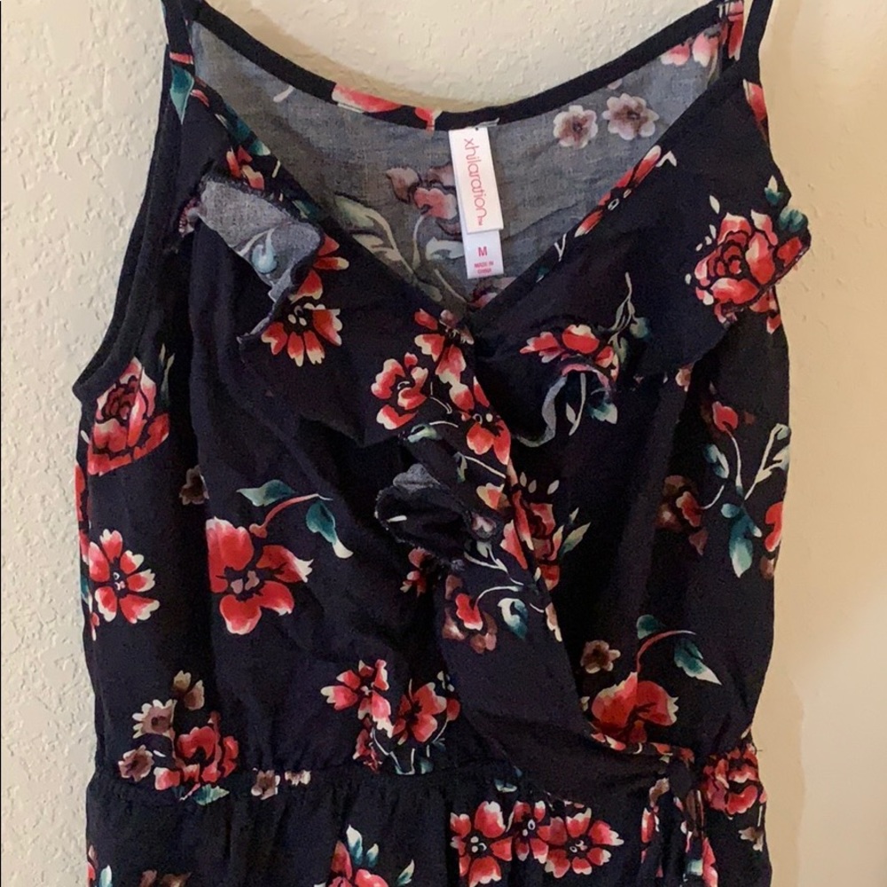 Floral Ruffle Romper - Picture 2 of 4